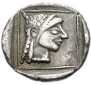 Tetrobol, Greece (ancient), 525 BC - 500 BC reverse image
