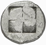 Tetradrachm, Greece (ancient), 490 BC reverse image