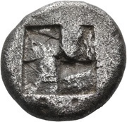 Stater, Greece (ancient), 530 BC - 525 BC reverse image