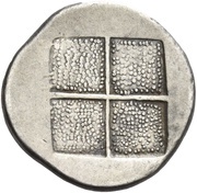 Tetrobol, Greece (ancient), 480 BC - 450 BC reverse image