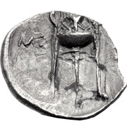 Obol, Greece (ancient), 370 BC - 330 BC reverse image
