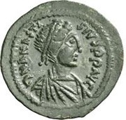 20 Nummi - Anastasius I Dicorus Nicomedia; Type O Δ, Small Module obverse image