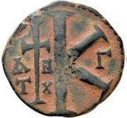 20 Nummi - Anastasius I Dicorus Antioch; Type AN/TX, Byzantine states, 498-518 reverse image
