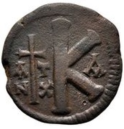 20 Nummi - Anastasius I Dicorus Antioch; Type AT/NX, Byzantine states, 498-518 reverse image