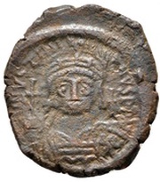 20 Nummi - Justinian I Thessalonica obverse image
