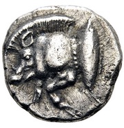 Trihemiobol obverse image