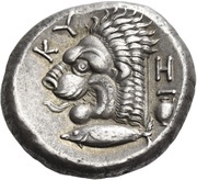 Tetradrachm, Greece (ancient), 390 BC - 341 BC reverse image