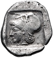 Trihemibol, Greece (ancient), 500 BC - 450 BC reverse image