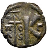 20 Nummi - Justinian I Antioch; ΘVΠOΛS, Bust Right, Byzantine states, 529-565 reverse image