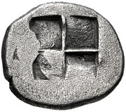 Diobol, Greece (ancient), 500 BC - 450 BC reverse image