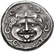 Hemidrachm, Greece (ancient), 400 BC - 300 BC reverse image