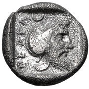 Diobol, Greece (ancient), 450 BC reverse image