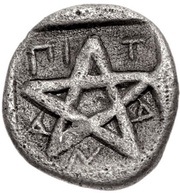 Hemiobol, Greece (ancient), 400 BC - 300 BC reverse image