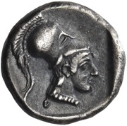 Obol, Greece (ancient), 370 BC - 350 BC reverse image