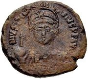 20 Nummi - Justinian I Constantine in Numidia obverse image