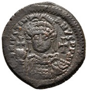 20 Nummi - Justinian I Antioch; ºΠ∕; Bust Facing obverse image