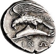 Drachm - NI/EKA, Greece (ancient), 410 BC - 350 BC reverse image