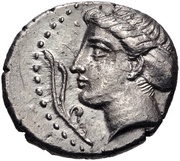 Drachm - MHTPO Metro obverse image