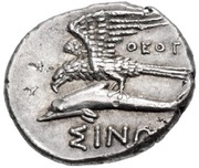 Drachm - ΘΕΟΤΙ Theoti, Greece (ancient), 330 BC - 300 BC reverse image
