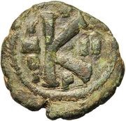20 Nummi - Justinian I Perugia; II reverse image