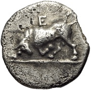 Trihemiobol obverse image