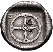 Drachm, Greece (ancient), 400 BC - 375 BC reverse image