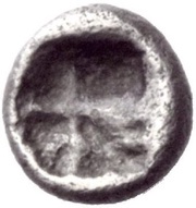 Tetartemorion, Greece (ancient), 500 BC reverse image