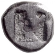 Trihemiobol, Greece (ancient), 525 BC - 500 BC reverse image