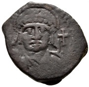 20 Nummi - Justinian I Antioch; ϱ; Bust Facing obverse image
