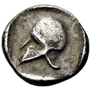 Hemiobol, Greece (ancient), 485 BC - 480 BC reverse image