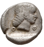 Hemidrachm, Greece (ancient), 457 BC - 446 BC reverse image