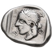 Hemidrachm, Greece (ancient), 445 BC - 420 BC reverse image