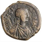 40 Nummi - Justin I obverse image