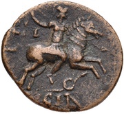 Æ19, Greece (ancient), 22 BC - 21 BC reverse image