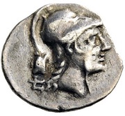 Obol, Greece (ancient), 350 BC - 300 BC reverse image