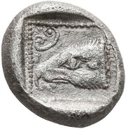 ⅙ Stater, Greece (ancient), 490 BC - 480 BC reverse image