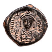 40 Nummi - Mauricius Tiberius Constantinopolis obverse image