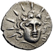 Hemidrachm - Melantas obverse image