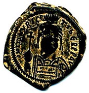 40 Nummi - Mauricius Tiberius Constantinopolis obverse image