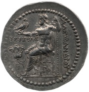 Tetradrachm - Teisylos In the name of Alexander III, Greece (ancient), 201 BC - 190 BC reverse image