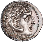 Tetradrachm - Hephaistion In the name of Alexander III obverse image