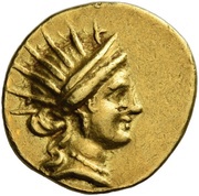 ¼ Stater obverse image
