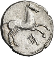 ⅛ Shekel Punic occupation, Greece (ancient), 213 BC - 211 BC reverse image