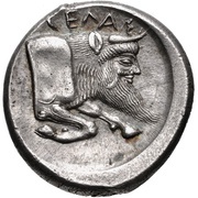 Didrachm, Greece (ancient), 490 BC - 475 BC reverse image
