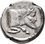 Tetradrachm, Greece (ancient), 465 BC - 450 BC reverse image