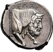 Tetradrachm, Greece (ancient), 450 BC - 440 BC reverse image