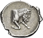 Tetradrachm, Greece (ancient), 450 BC - 440 BC reverse image