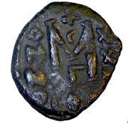 40 Nummi - Heraclius Constantinopolis, Byzantine states, 629-639 reverse image