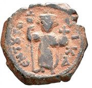 40 Nummi - Constans II Constantinopolis; obverse image