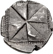 Drachm, Greece (ancient), 530 BC - 515 BC reverse image